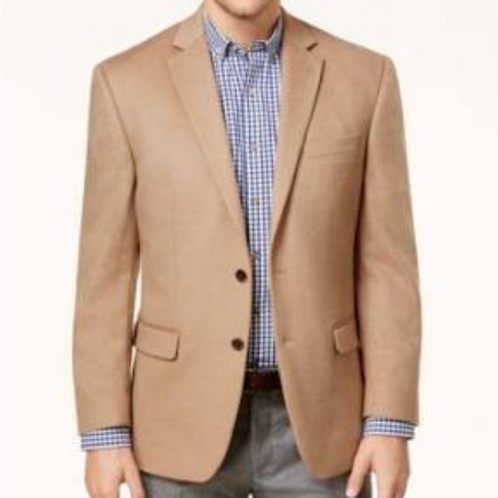 Lauren Ralph Lauren
Men's Wool/Cashmere-Blend Classic-Fit Sport Coat